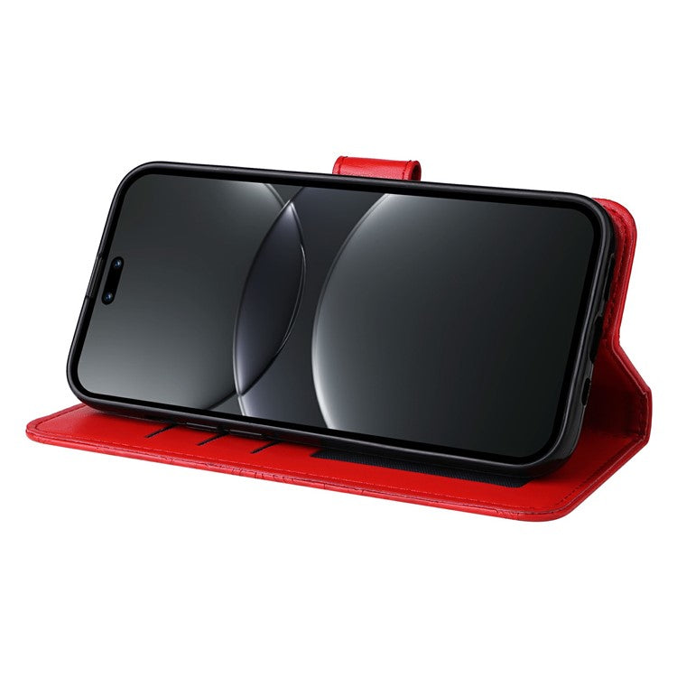 For Huawei nova 13 Pro 5G Case Sunflower Imprint Leather Wallet Phone Cover - Red