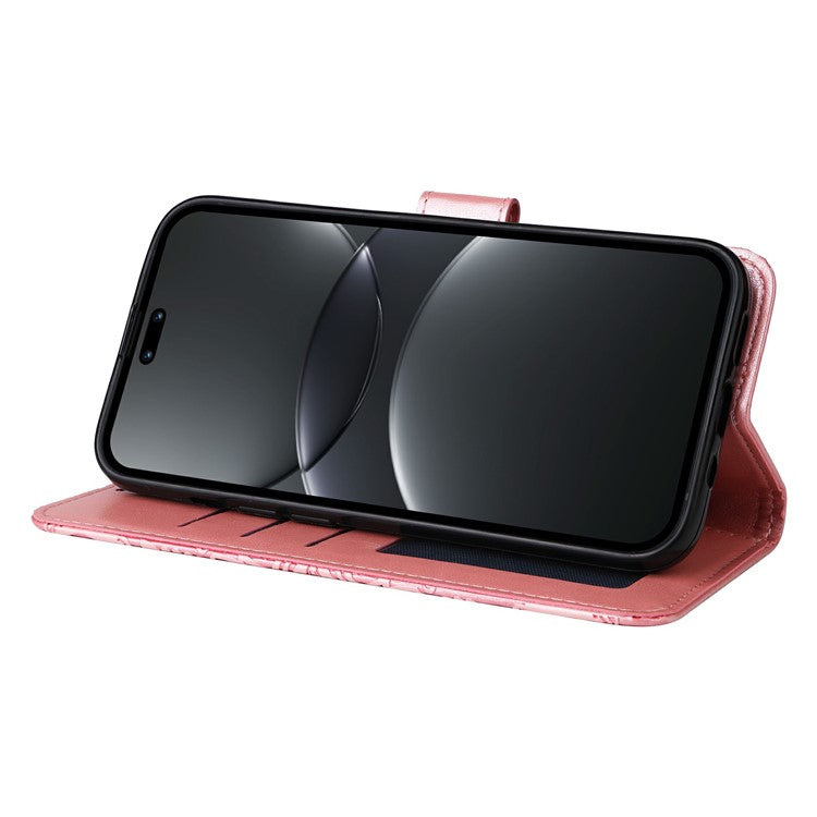 For Huawei nova 13 Pro 5G Case Sunflower Imprint Leather Wallet Phone Cover - Pink