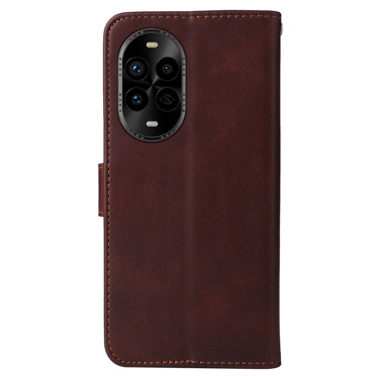 For Huawei nova 13 Pro 5G Case Wallet PU Leather Folio Flip Phone Cover - Brown