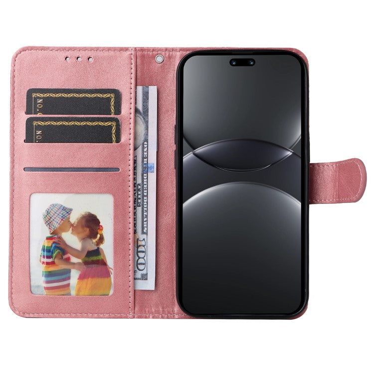 For Huawei nova 13 Pro 5G Case Wallet PU Leather Folio Flip Phone Cover - Pink