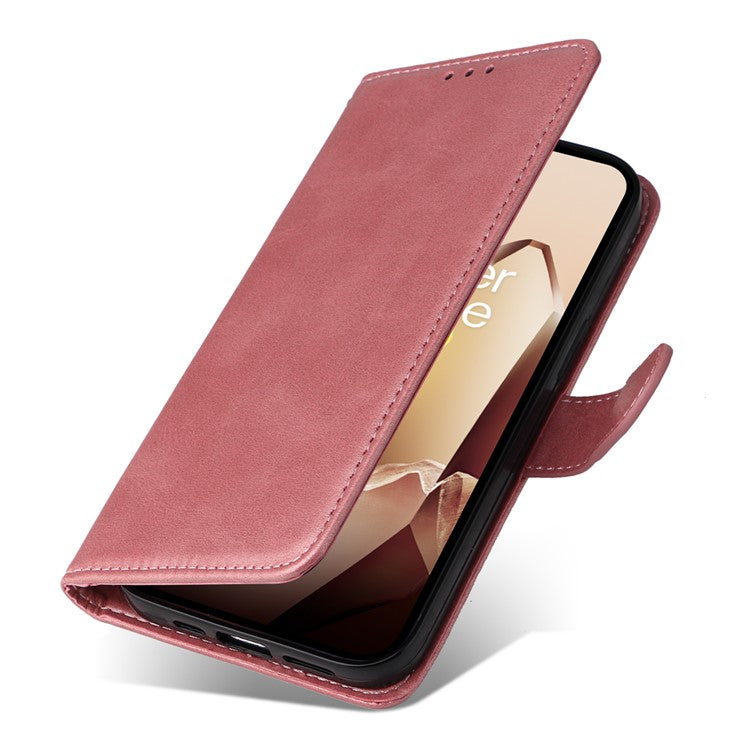 For OnePlus 13 Case Wallet PU Leather Folio Flip Phone Cover - Pink