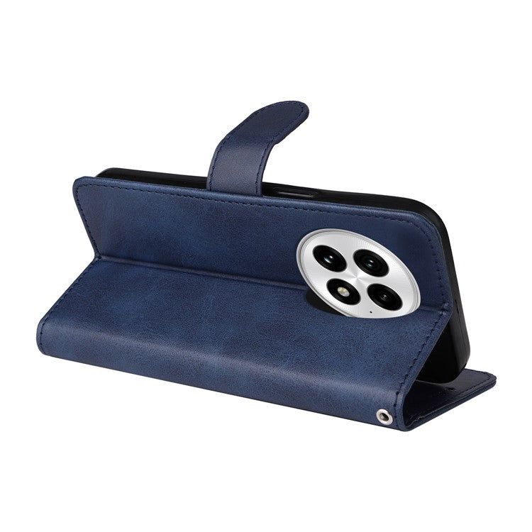 For OnePlus 13 Case Wallet PU Leather Folio Flip Phone Cover - Blue