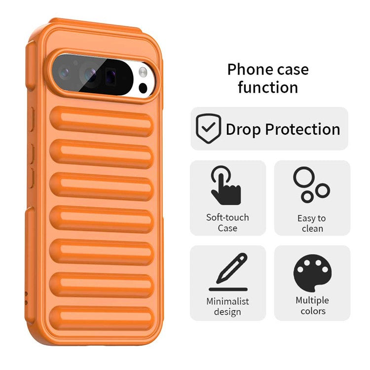 For Google Pixel 9 Pro XL Case Protective TPU Phone Cover - Orange