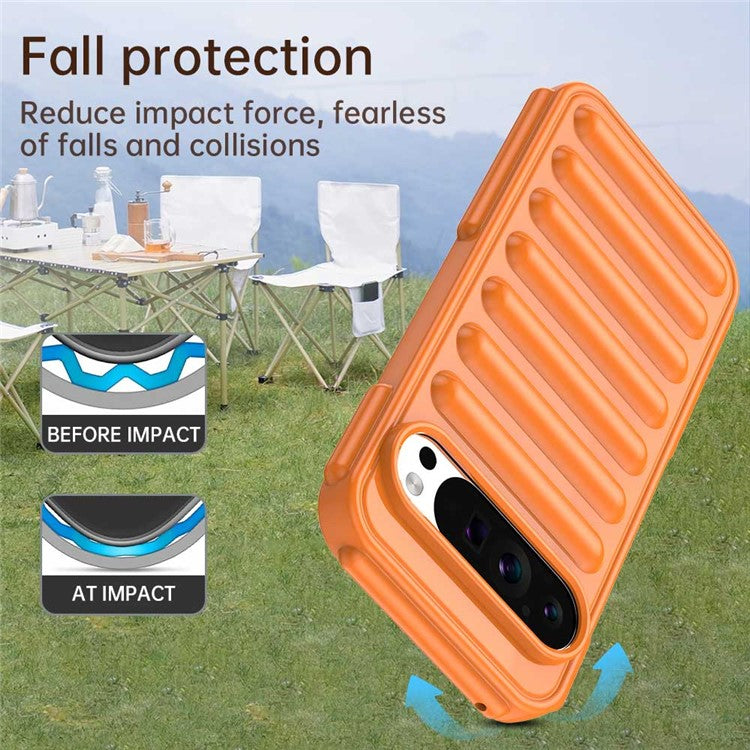 For Google Pixel 9 Pro XL Case Protective TPU Phone Cover - Orange