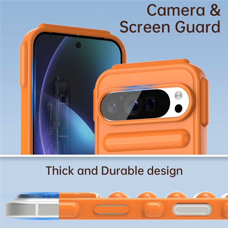 For Google Pixel 9 Pro XL Case Protective TPU Phone Cover - Orange
