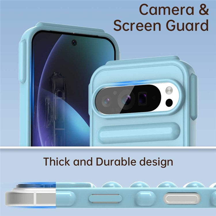 For Google Pixel 9 Pro XL Case Protective TPU Phone Cover - Blue