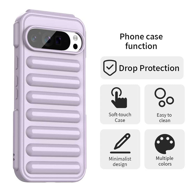 For Google Pixel 9 Pro XL Case Protective TPU Phone Cover - Purple