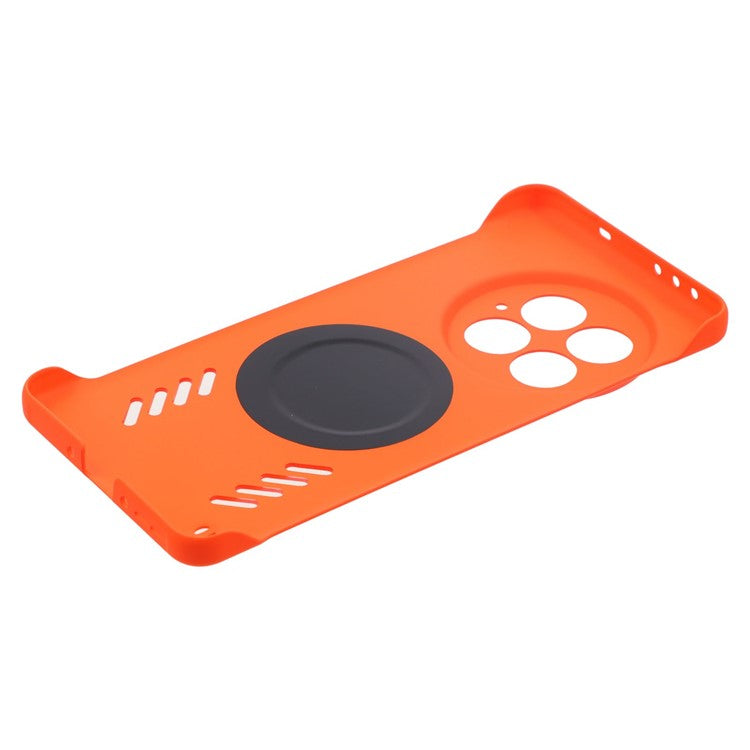 For OnePlus 13 Case Hard PC Frameless Heat Dissipation Phone Cover - Orange