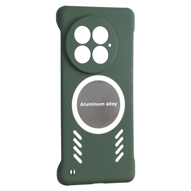 For OnePlus 13 Case Hard PC Frameless Heat Dissipation Phone Cover - Green