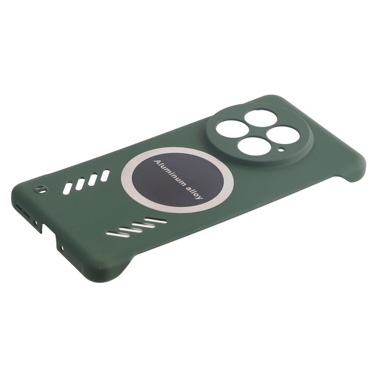 For OnePlus 13 Case Hard PC Frameless Heat Dissipation Phone Cover - Green