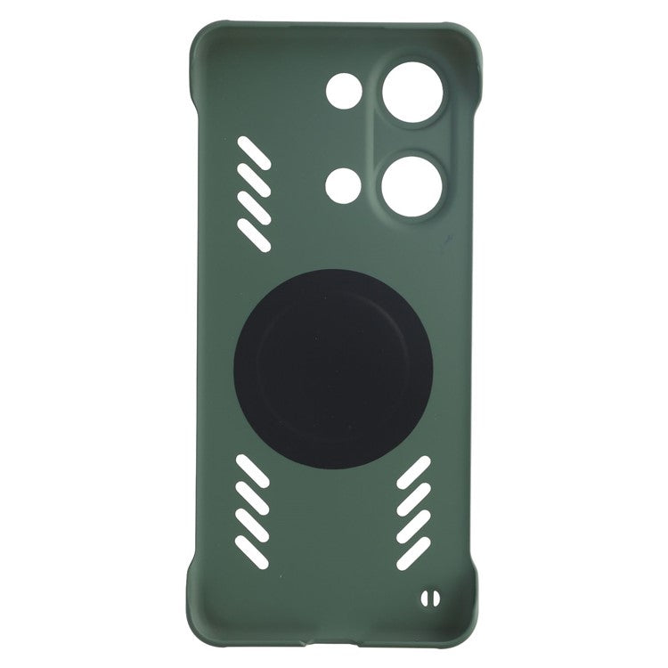 For OnePlus Ace 2V / Nord 3 5G Case Hard PC Frameless Heat Dissipation Phone Cover - Green