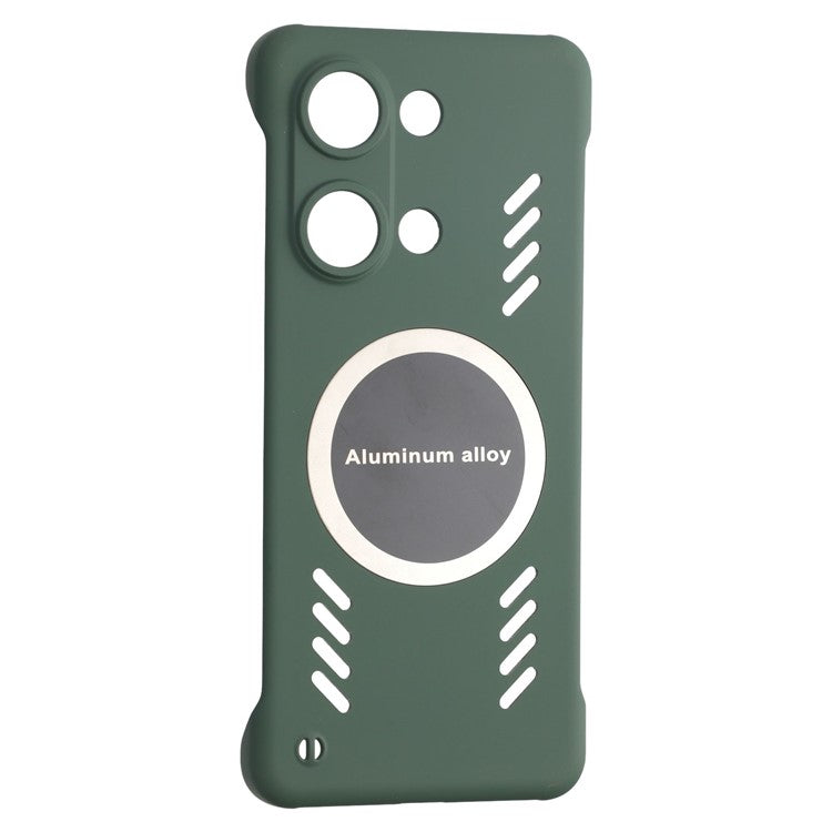 For OnePlus Ace 2V / Nord 3 5G Case Hard PC Frameless Heat Dissipation Phone Cover - Green