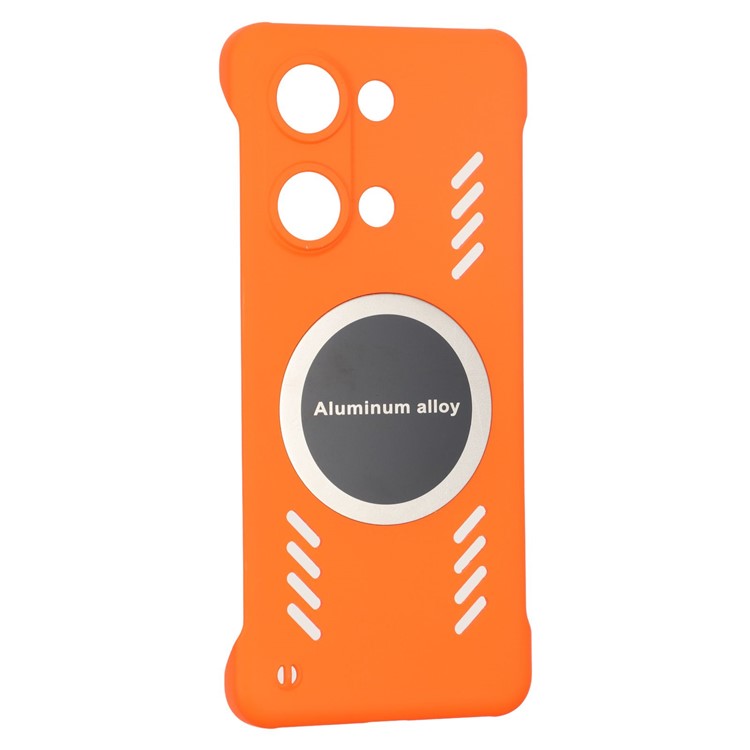 For OnePlus Ace 2V / Nord 3 5G Case Hard PC Frameless Heat Dissipation Phone Cover - Orange
