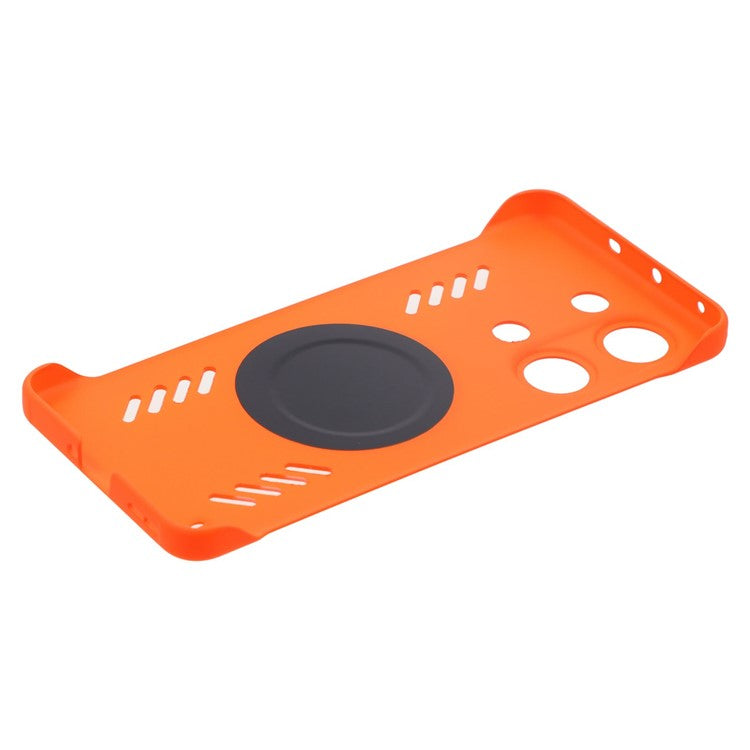 For OnePlus Ace 2V / Nord 3 5G Case Hard PC Frameless Heat Dissipation Phone Cover - Orange