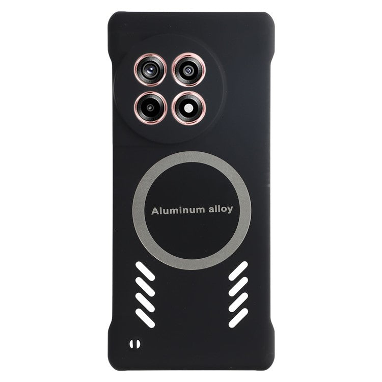 For OnePlus Ace 2 5G / 11R 5G Case Hard PC Frameless Heat Dissipation Phone Cover - Black