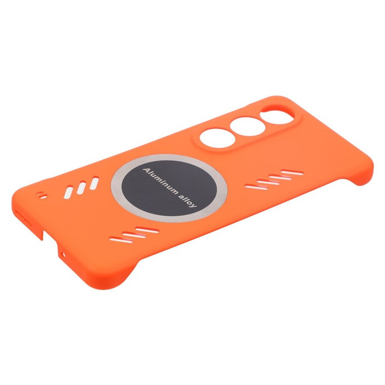 For OnePlus Ace 3V 5G Case Hard PC Frameless Heat Dissipation Phone Cover - Orange