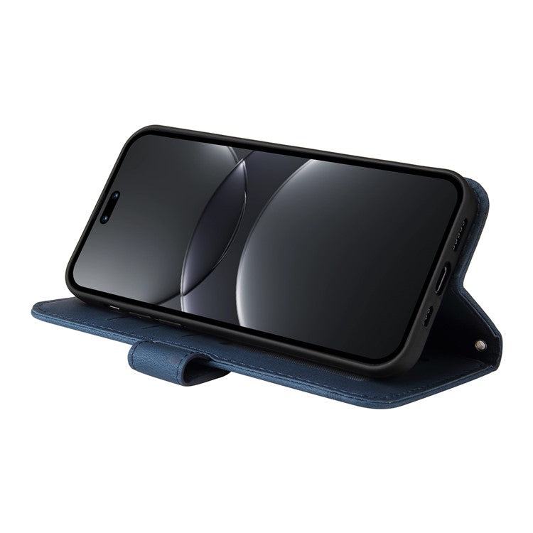 For Huawei nova 13 Pro 5G Wallet Case Skin Touch Leather Phone Cover Tree Pattern Hardware - Blue