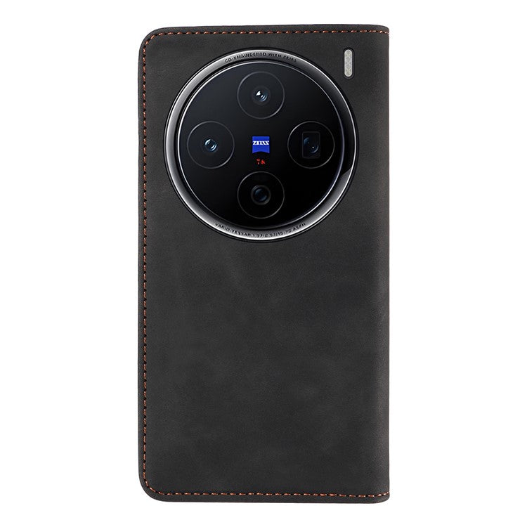 BETOPNICE 003 For vivo X200 5G Wallet Case Leather Phone Cover with Stand - Black