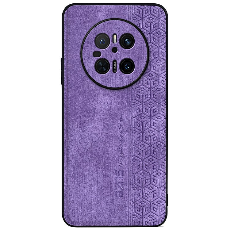 AZNS For Huawei Mate 70 Case Protective PU Leather Covered TPU Phone Shell - Purple
