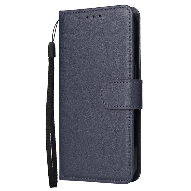 Wallet Phone Case for Oppo A3 4G / 5G / A3x 4G / 5G (India) / A60 5G / A40 4G PU Leather Cover - Blue