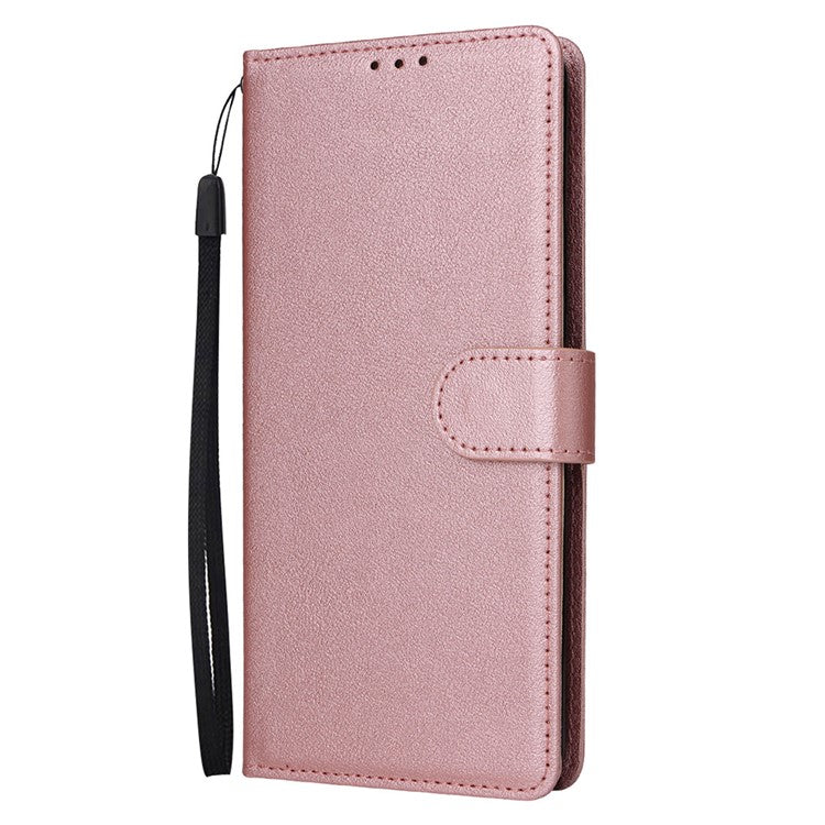 Wallet Phone Case for Oppo A80 5G / A3 Pro (India) 5G / A3 Pro (Global) 5G / K12x 5G (India) / A3x 5G (China) PU Leather Phone Cover - Rose Gold
