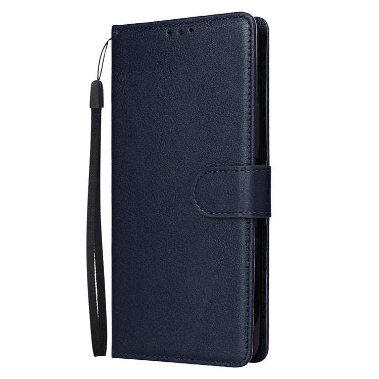 Wallet Phone Case for Oppo A80 5G / A3 Pro (India) 5G / A3 Pro (Global) 5G / K12x 5G (India) / A3x 5G (China) PU Leather Phone Cover - Blue