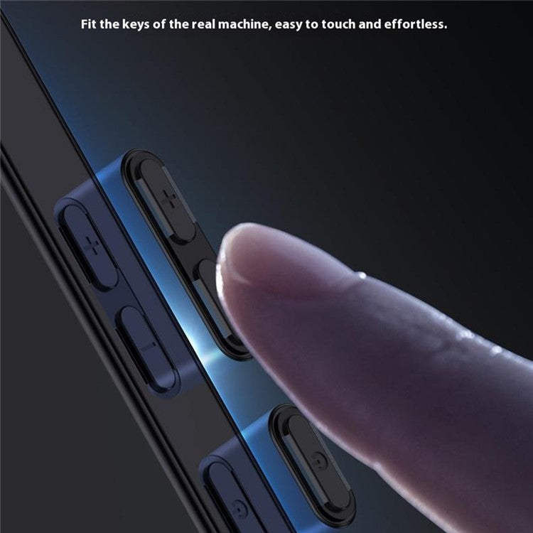 For Huawei Mate 70 Case Wood Texture PU Leather Coated PC TPU Phone Cover - Blue