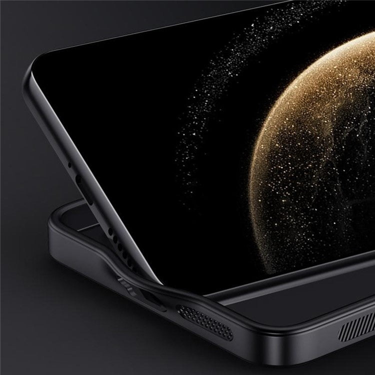 For Huawei Mate 70 Case Wood Texture PU Leather Coated PC TPU Phone Cover - Brown