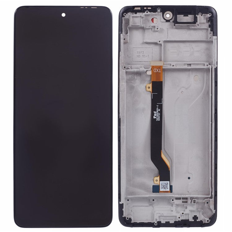 For Infinix Note 10 X693 / Note 11i X693 Grade C LCD Screen and Digitizer Assembly + Frame Part (Without Logo)