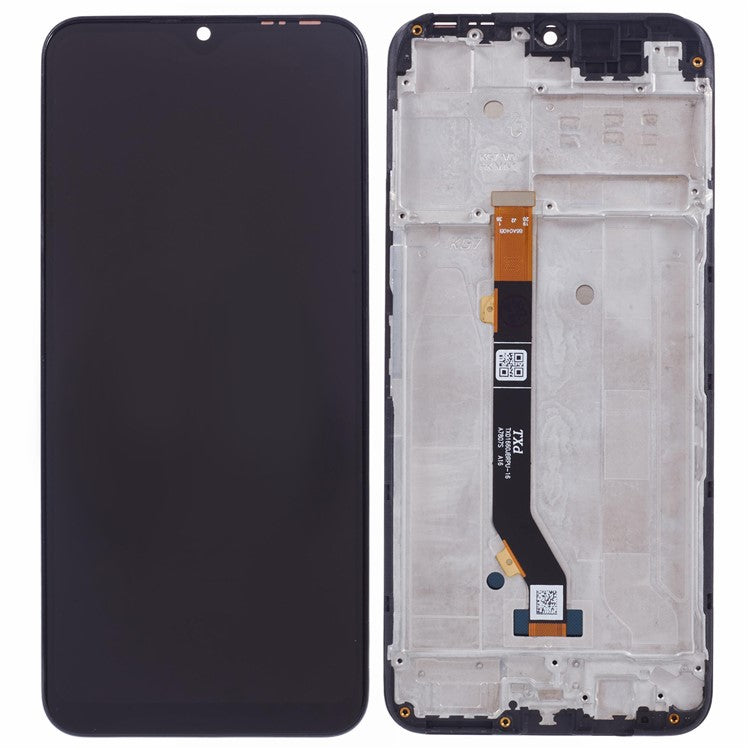 For TECNO Spark 8P KG7H, KG7 Grade C LCD Screen and Digitizer Assembly + Frame Part (Without Logo)