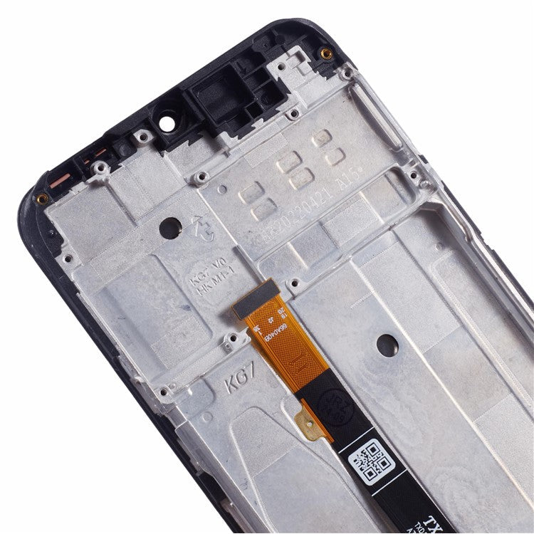 For TECNO Spark 8P KG7H, KG7 Grade C LCD Screen and Digitizer Assembly + Frame Part (Without Logo)