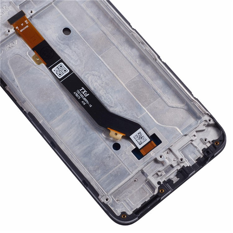For TECNO Spark 8P KG7H, KG7 Grade C LCD Screen and Digitizer Assembly + Frame Part (Without Logo)