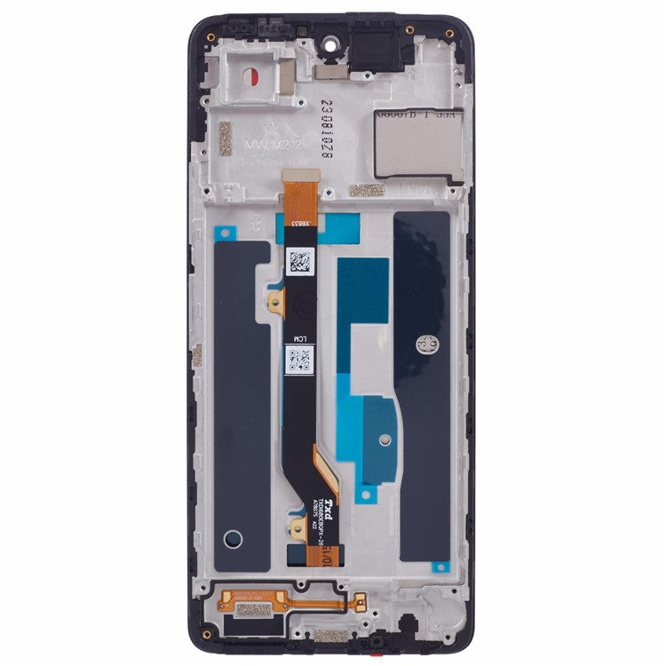 For TECNO Pova 5 4G LH7n Grade C LCD Screen and Digitizer Assembly + Frame Part (Without Logo)