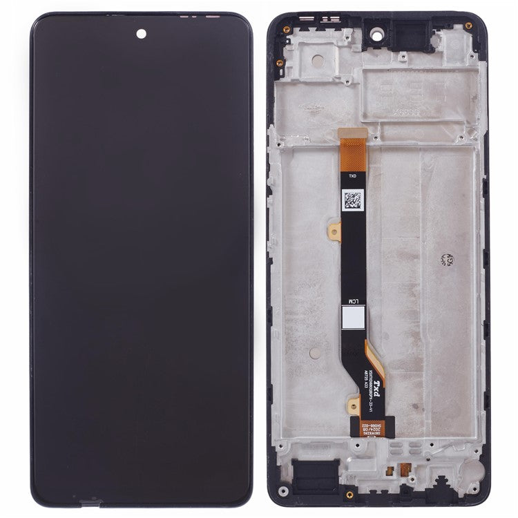 For Infinix Hot 40 X6836 Grade C LCD Screen and Digitizer Assembly + Frame Part (Without Logo)