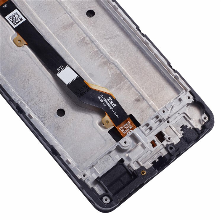 For Infinix Hot 40 X6836 Grade C LCD Screen and Digitizer Assembly + Frame Part (Without Logo)