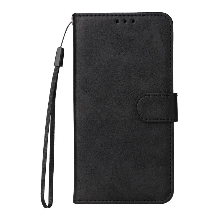 For Infinix Hot 50 Pro+ 4G Case Wallet PU Leather Folio Flip Phone Cover - Black