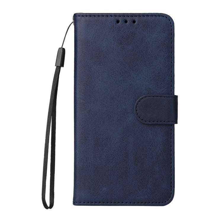 For Infinix Hot 50 Pro+ 4G Case Wallet PU Leather Folio Flip Phone Cover - Blue