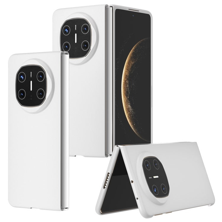 For Huawei Mate X6 Case Skin-Touch Texture Hard PC Folding Phone Cover - White