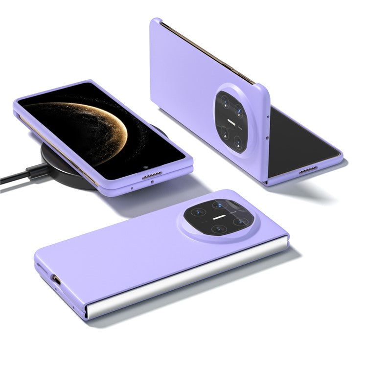 For Huawei Mate X6 Case Skin-Touch Texture Hard PC Folding Phone Cover - Purple