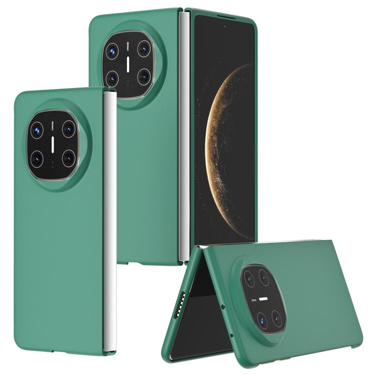 For Huawei Mate X6 Case Skin-Touch Texture Hard PC Folding Phone Cover - Dark Green