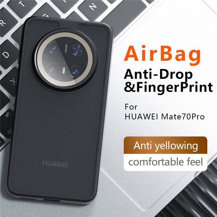 For Huawei Mate 70 Pro Case Drop-Proof TPU + PC Matte Back Phone Cover