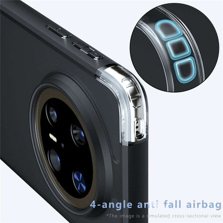 For Huawei Mate 70 Pro Case Drop-Proof TPU + PC Matte Back Phone Cover