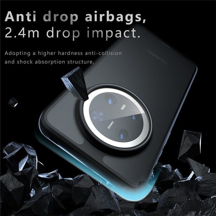 For Huawei Mate 70 Pro Case Drop-Proof TPU + PC Matte Back Phone Cover