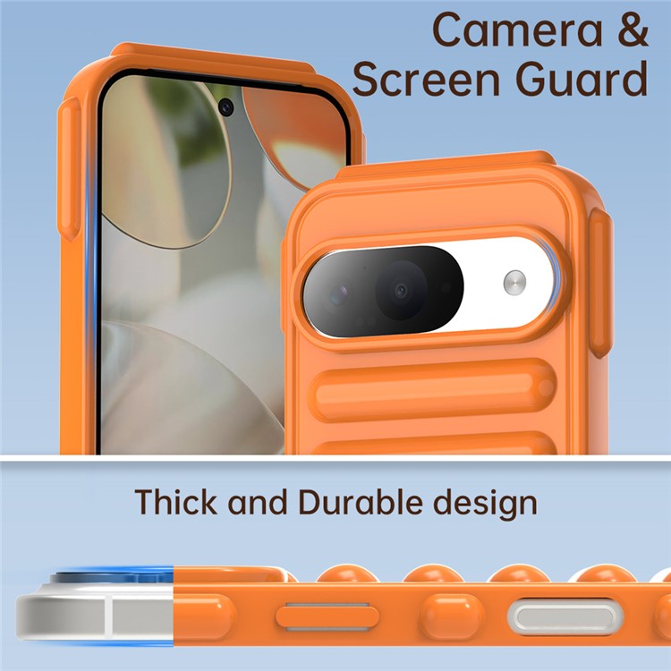 For Google Pixel 9 / 9 Pro Case Protective TPU Phone Cover - Orange