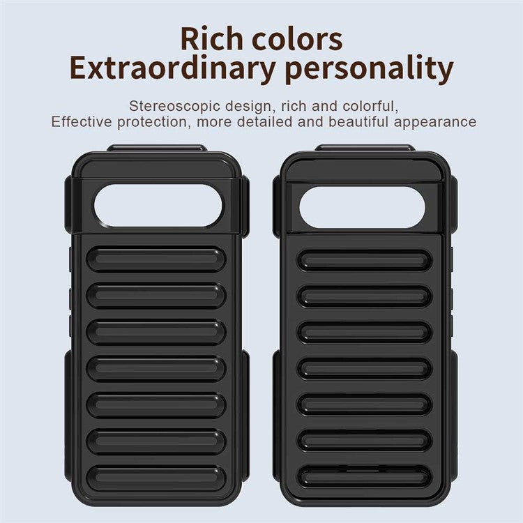 For Google Pixel 9 / 9 Pro Case Protective TPU Phone Cover - Black