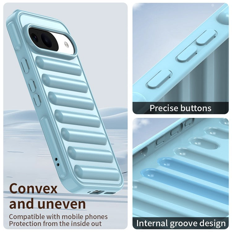 For Google Pixel 9 / 9 Pro Case Protective TPU Phone Cover - Blue