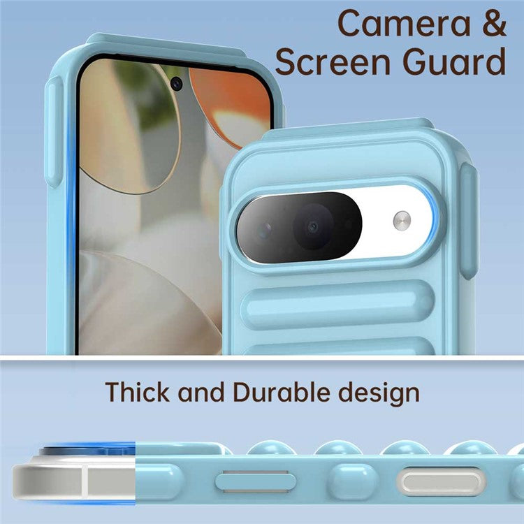 For Google Pixel 9 / 9 Pro Case Protective TPU Phone Cover - Blue