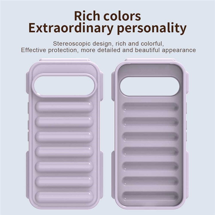 For Google Pixel 9 / 9 Pro Case Protective TPU Phone Cover - Purple