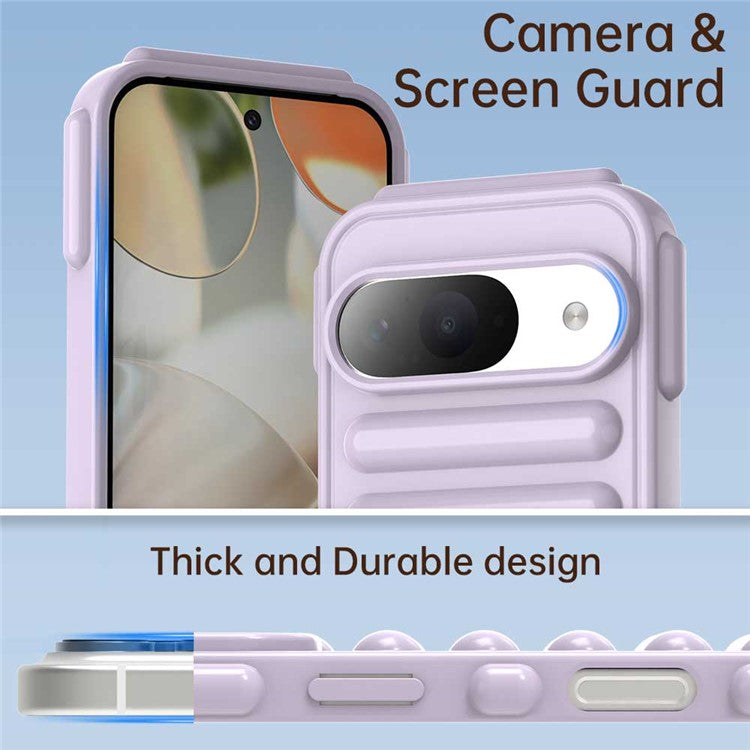 For Google Pixel 9 / 9 Pro Case Protective TPU Phone Cover - Purple