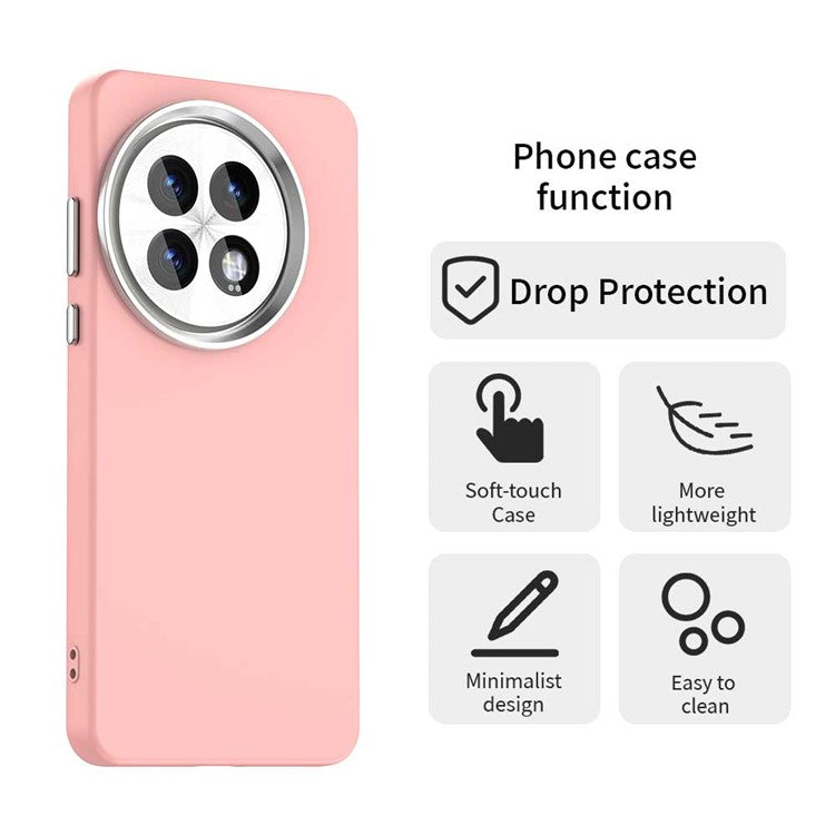For OnePlus 13 Case TPU + TPE Anti Drop Protection Phone Cover - Pink